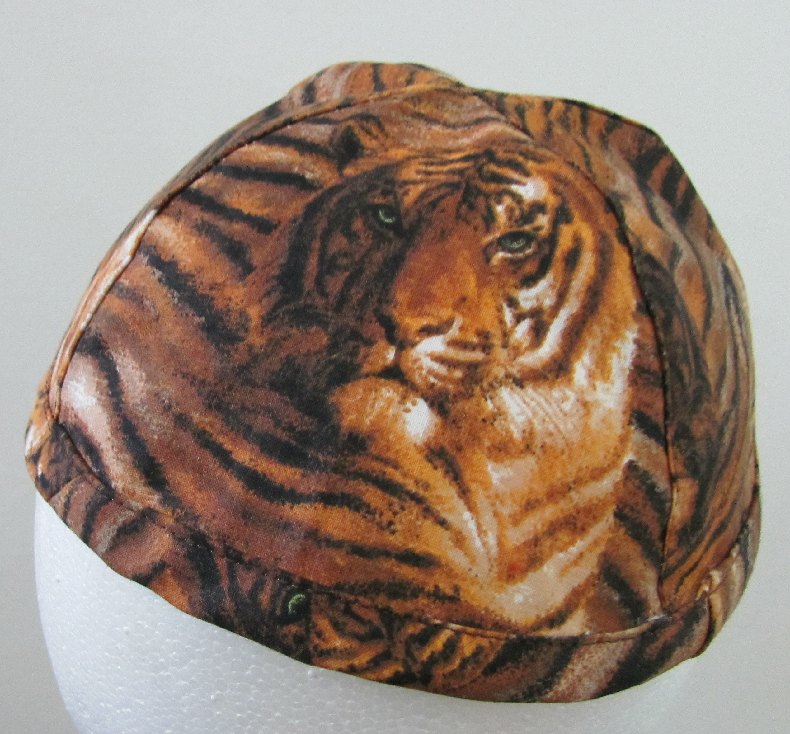Hand-painted Kippah with Daniels Tiger Yarmulke 